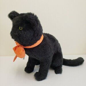 Counselman Critters Collection 16" Life Size Black Kitty Cat Realistic Plush